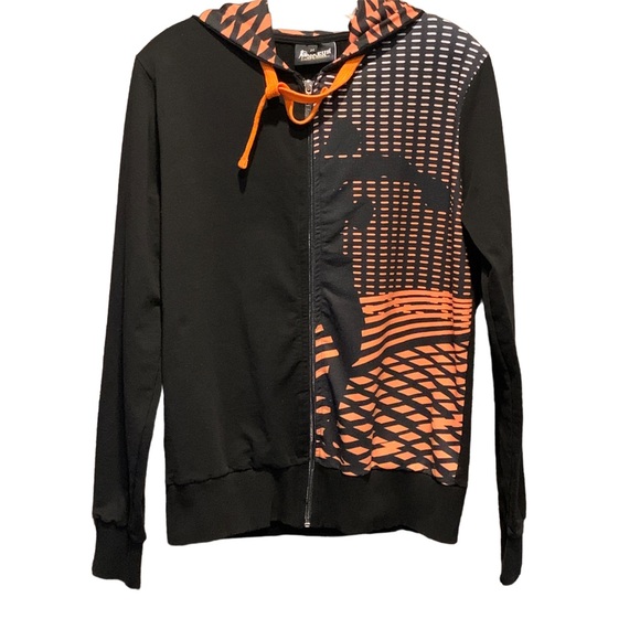 Hoodie Boxeur Des Rues Series Exclusive Zip-up Logo Sweatshirt Men’s Size M - Picture 2 of 16